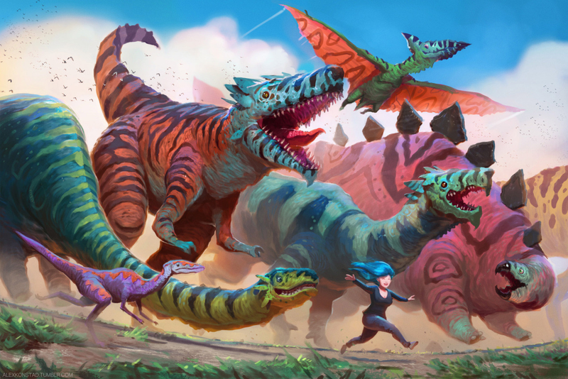 Illustration for article titled Everyone Needs Dinosaur BFFs